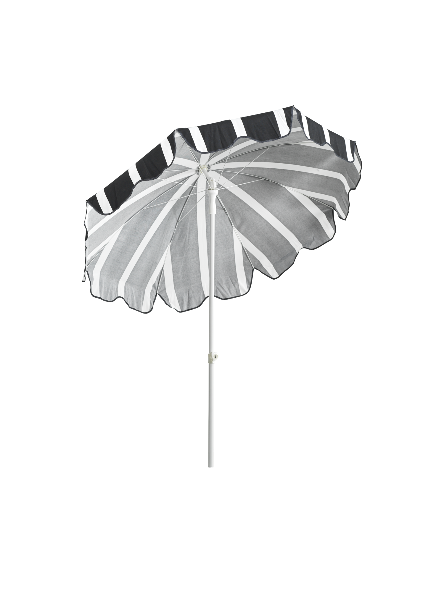 Follina Sonnenschirm Schwarz/weiß