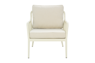 Coleville Sessel Pearl White/Dot Beige