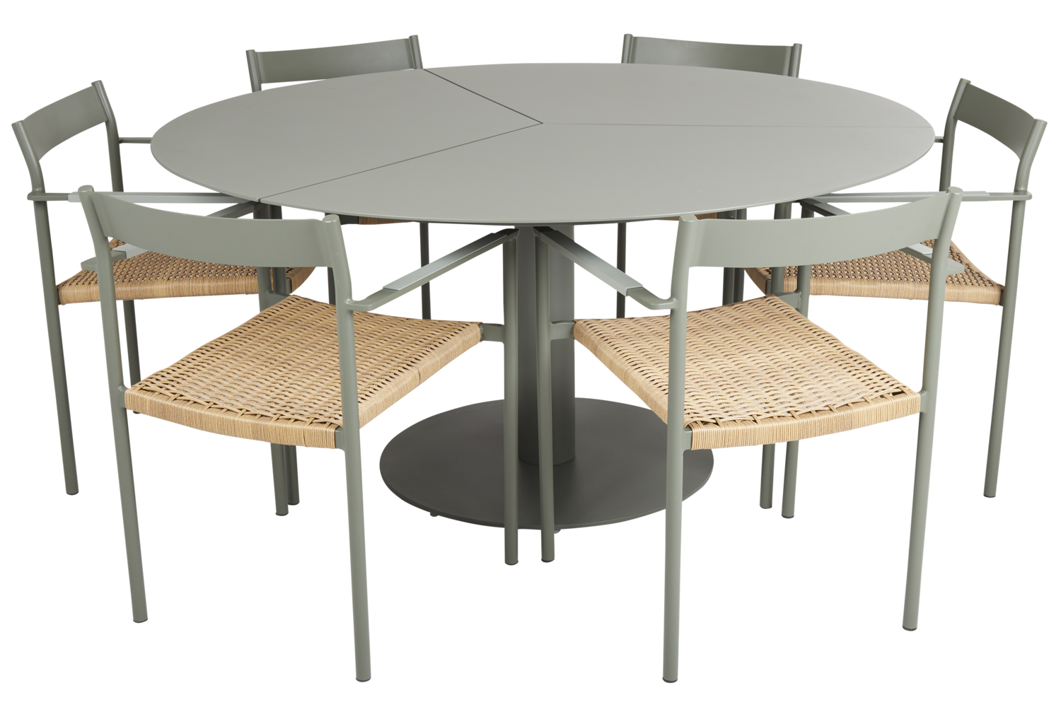 DK Diningstuhl Nordic Green/Natur