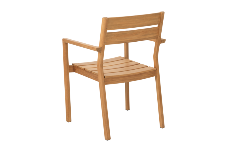 Delia Teak Diningsessel Natur