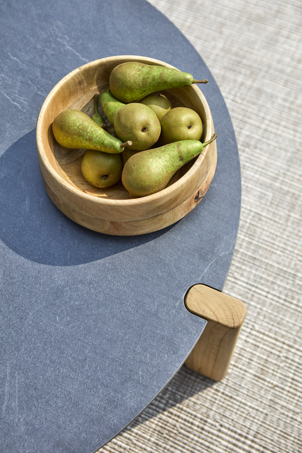 Domino Loungetisch Antrazit/Natur