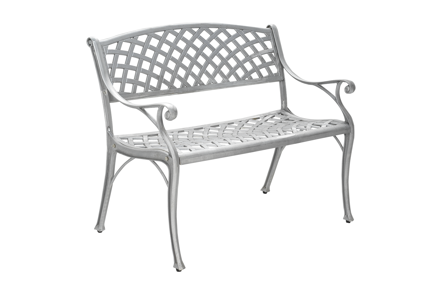 Arras 2-Sitzer Sofa Aluminium