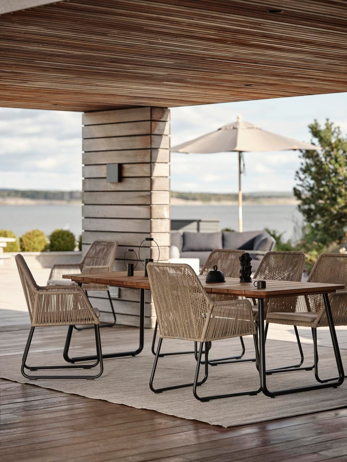 Nolli Esstisch Schwarz/teak