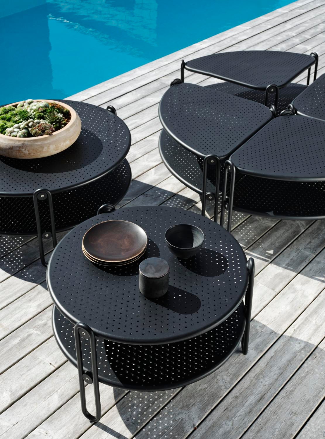 Blixt Loungetisch Schwarz