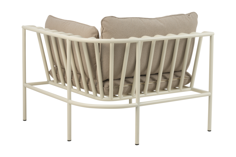 Collier Ecke Pearl White/Teddy Beige