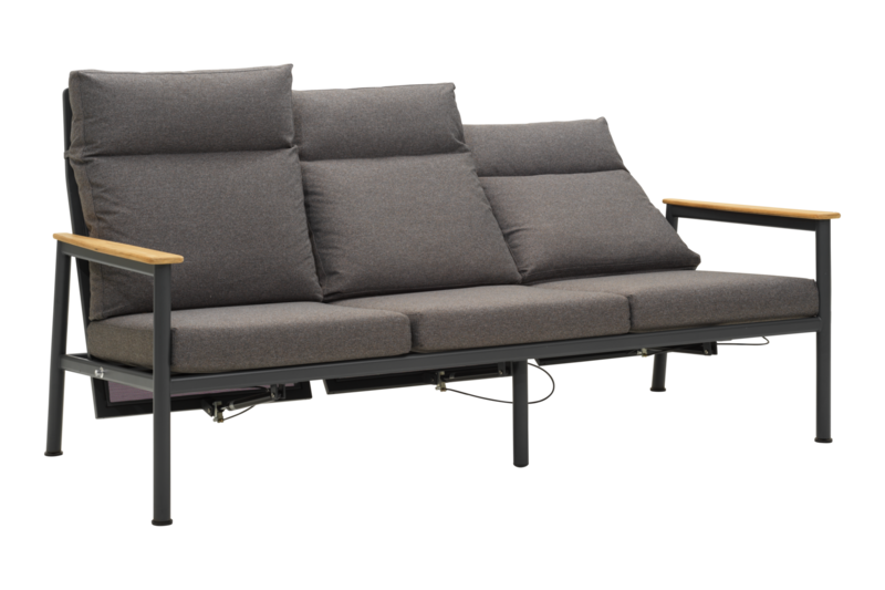 Gordon 3-Sitzer Sofa Anthrazit/Soft Dawn