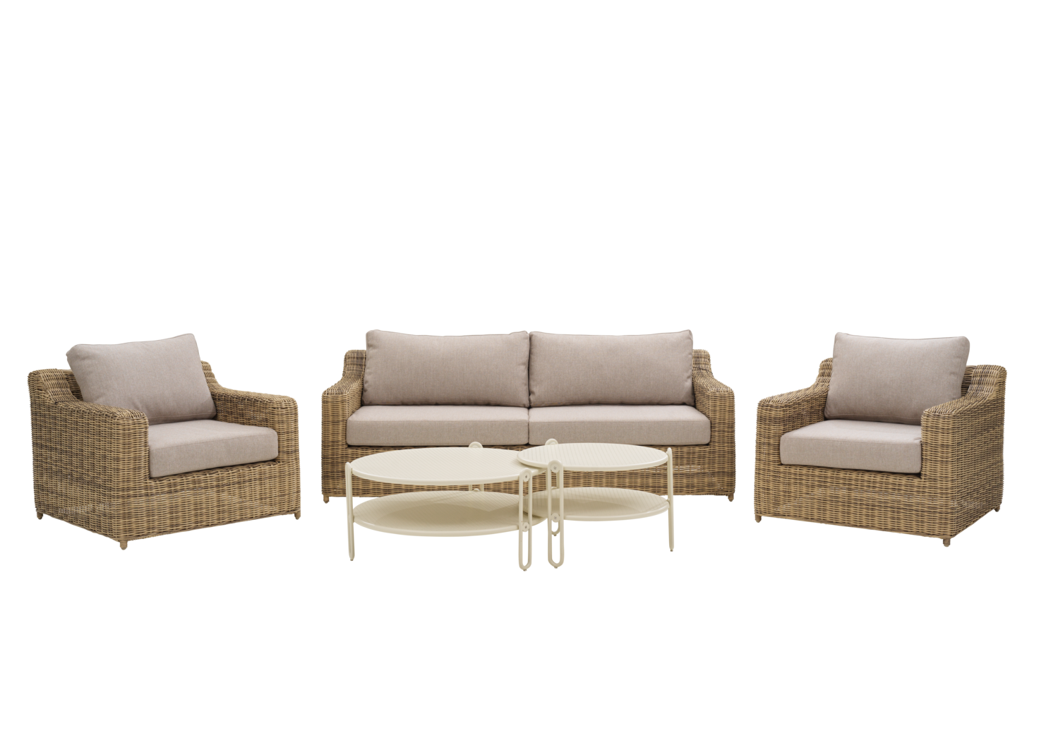 Glendon Sessel Rustic/Beige