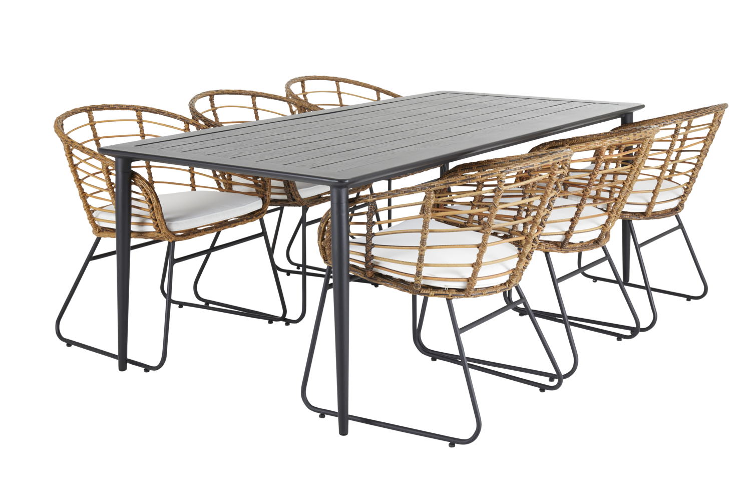 Nimes Esstisch Schwarz