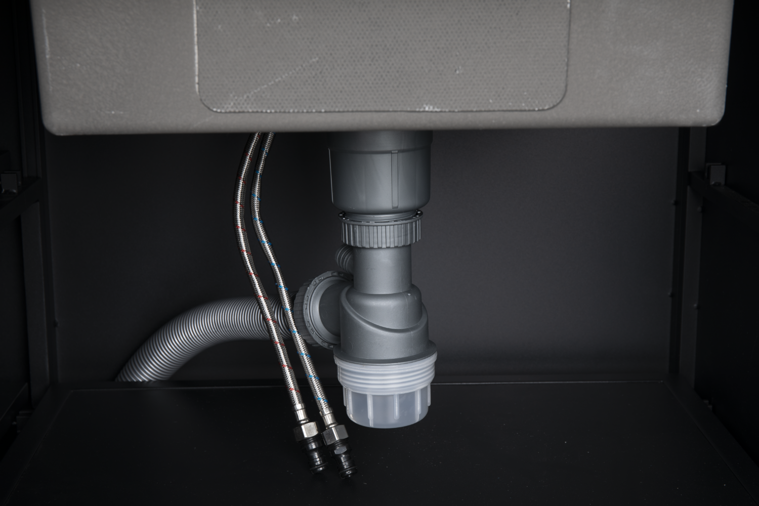 Fornax Outdoorküche Schwarz/teak