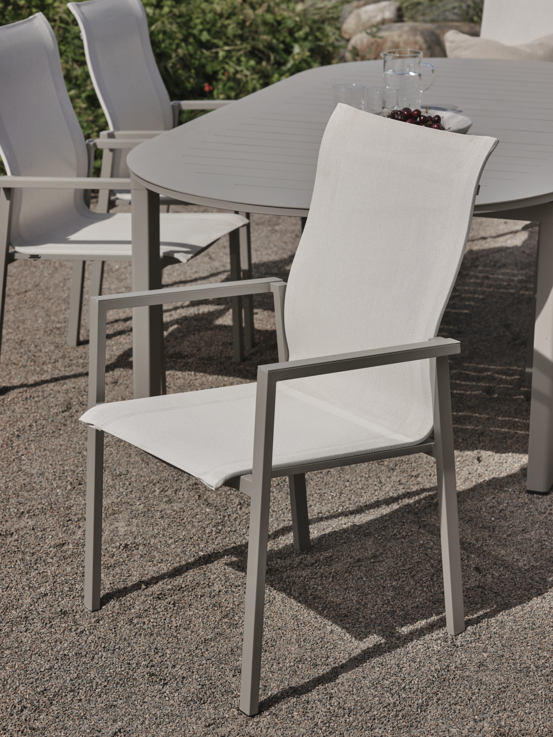 Comfy Diningsessel Khaki/Off-white