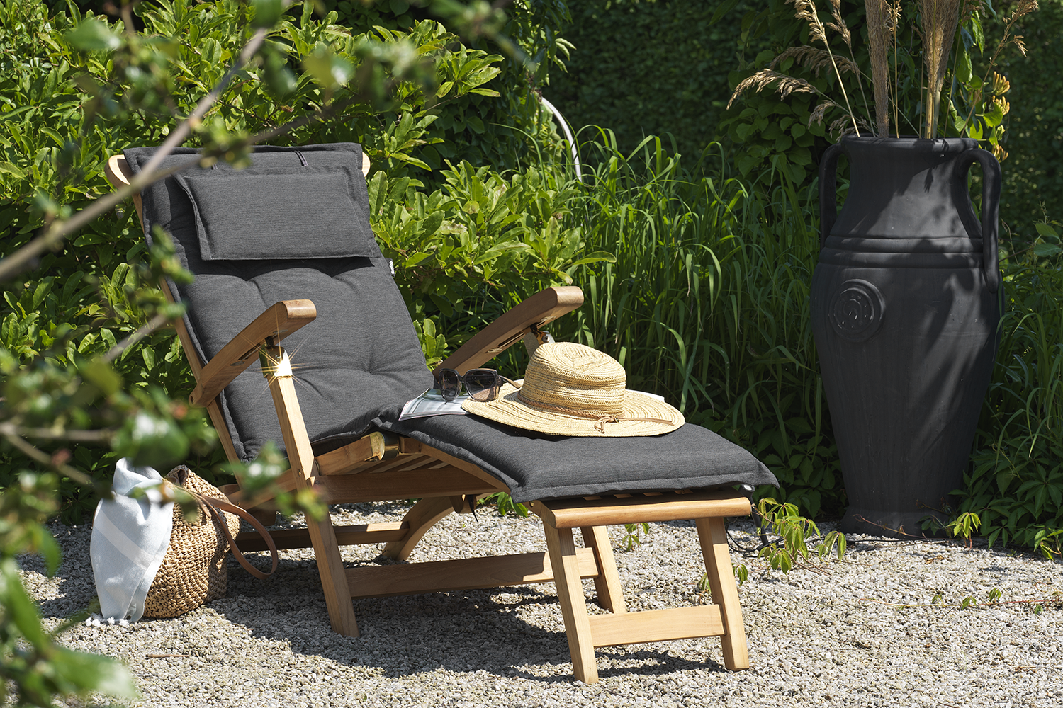 Jackson Liegestuhl Natur