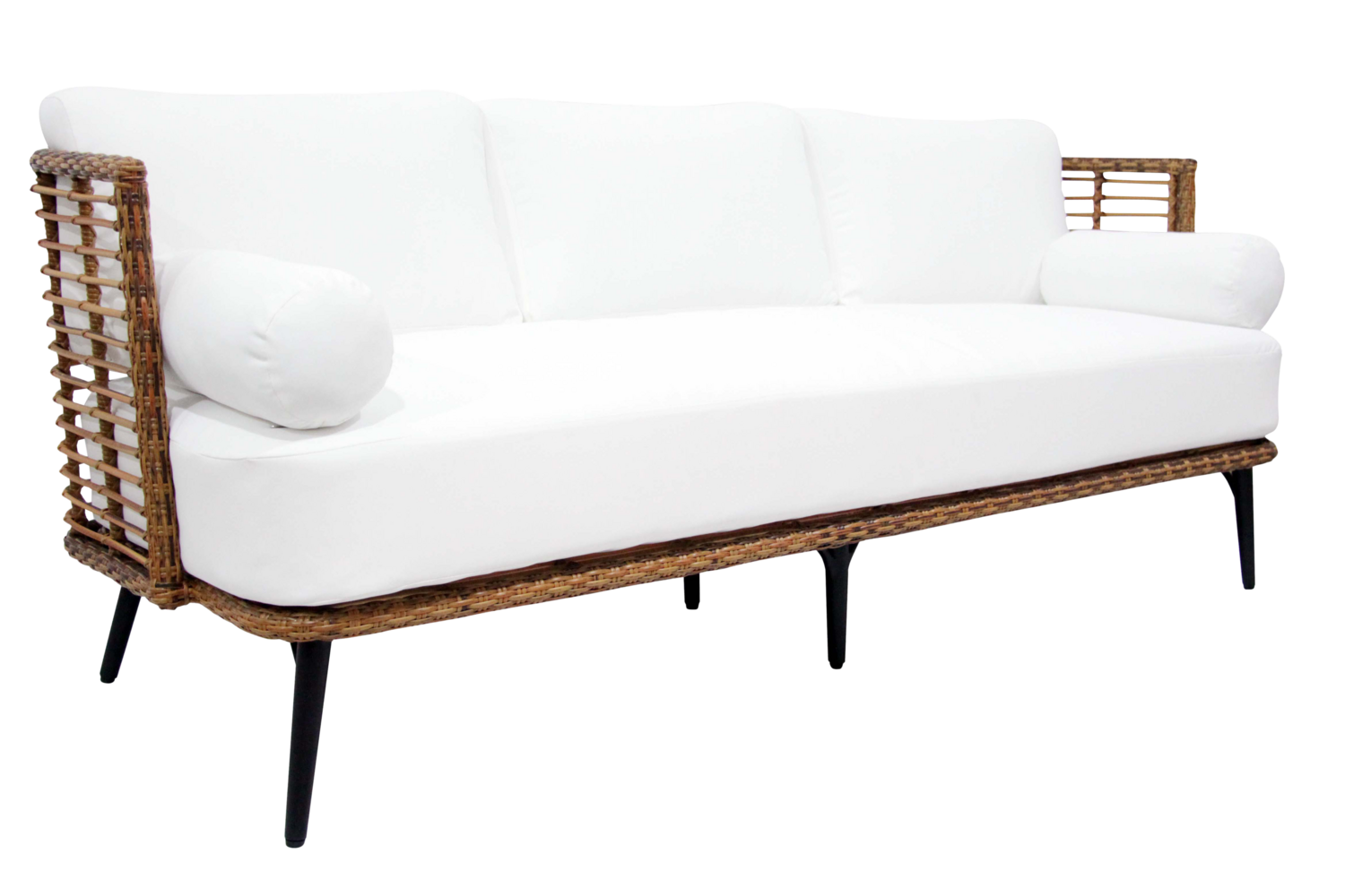 Covelo 3-Sitzer Sofa Natur/weiß