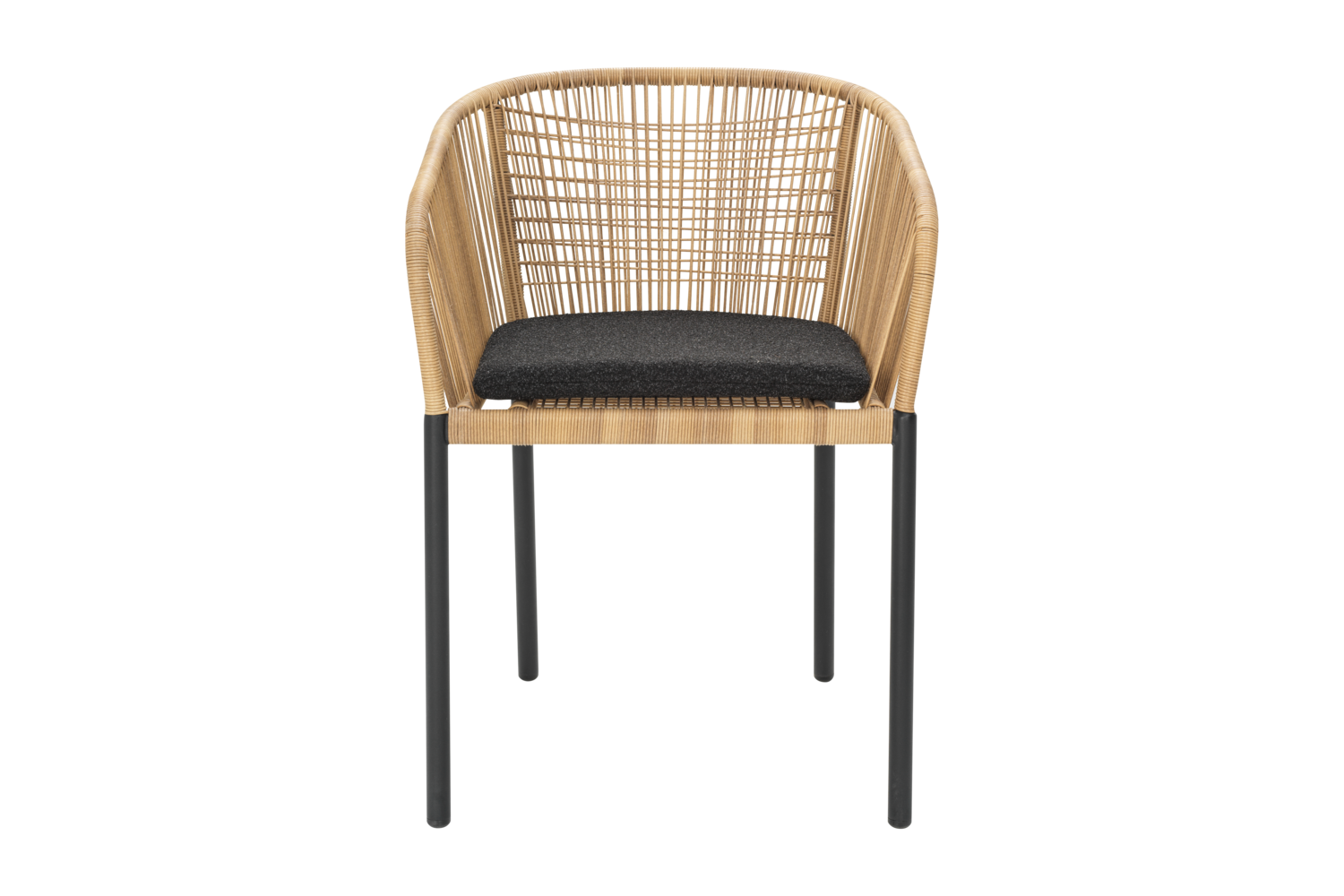 Delta Diningsessel Schwarz/Teddy Black