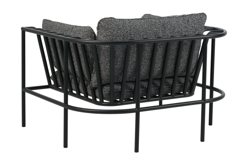 Collier Sessel Schwarz/Teddy Ant