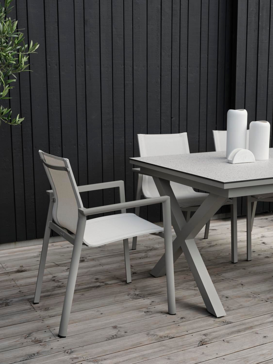 Delia Diningsessel Khaki/Off-white