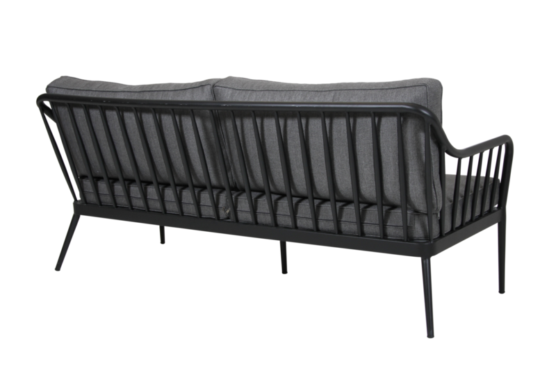 Coleville 3-Sitzer Sofa Schwarz/grau