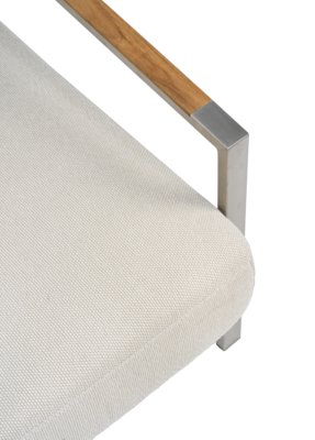 Naos Sessel Stainless Steel/Dot Beige