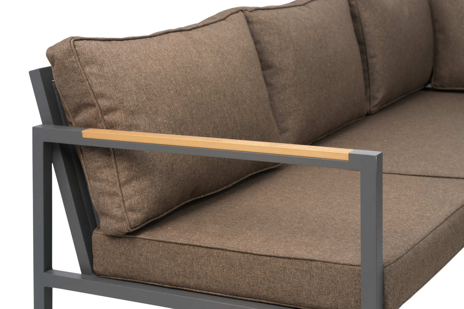 Cap Set Anthrazit/Braun