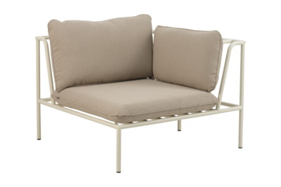 Collier Ecke Pearl White/Teddy Beige