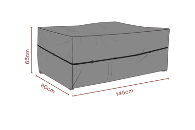 Möbelabdeckung Sofa Schwarz