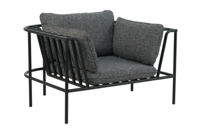 Collier Sessel Schwarz/Teddy Ant