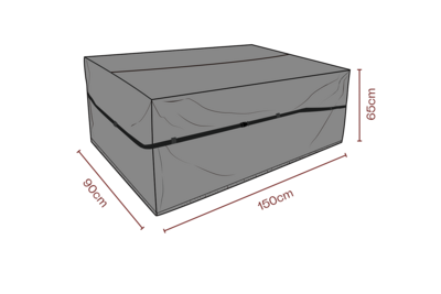 Möbelabdeckung Sofa Schwarz