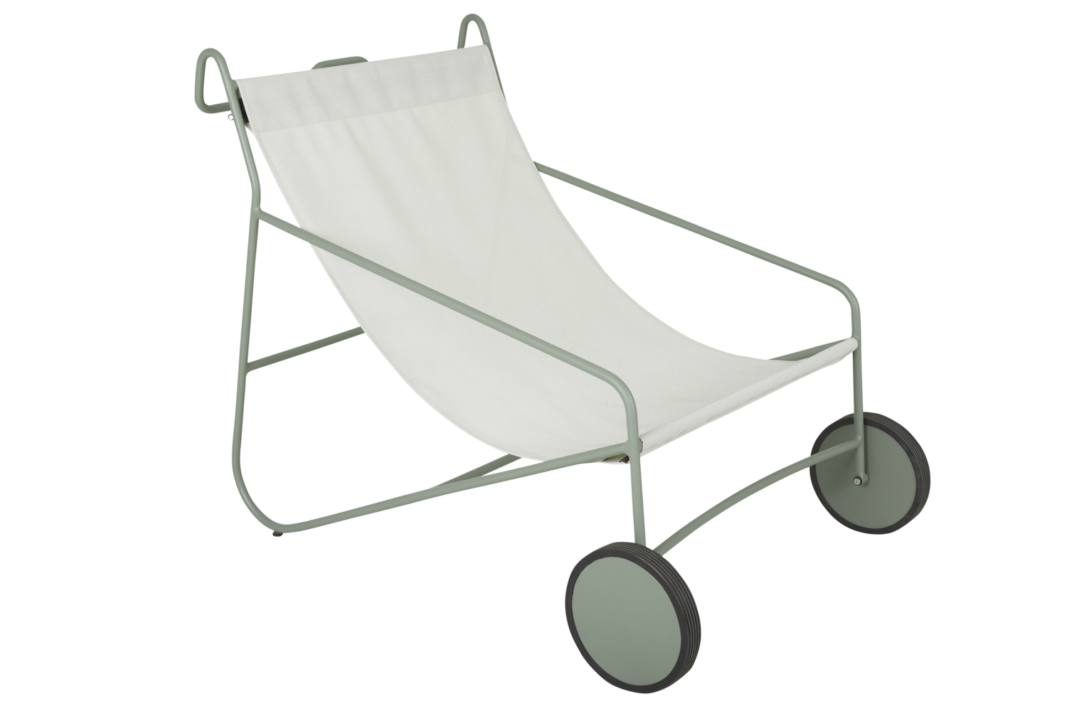 Poul Chair Loungesessel Dustygreen_Offwhite