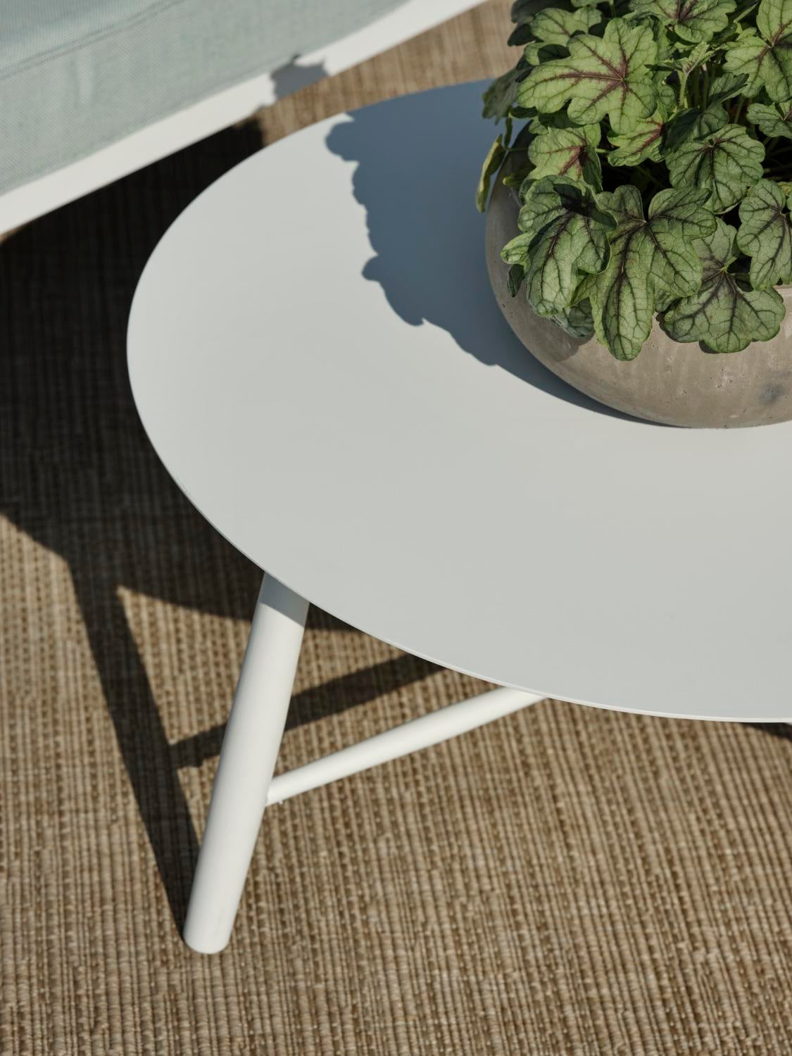 Vannes Loungetisch Weiß