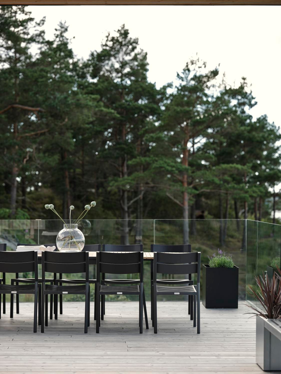 Naos Esstisch Schwarz/teak