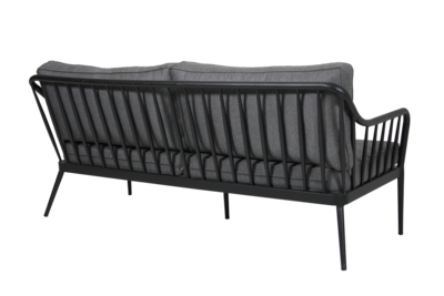 Coleville 3-Sitzer Sofa Schwarz/grau