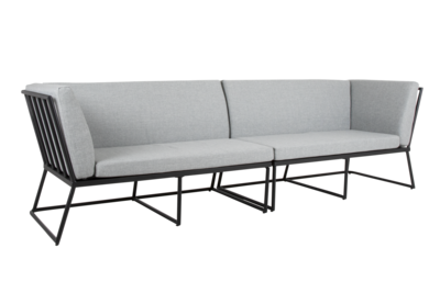 Vence Abschluss Schwarz/Pearl Grey