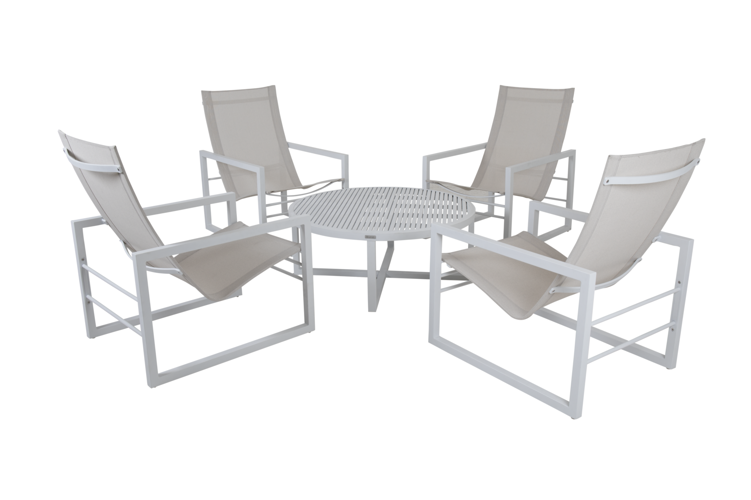 Vevi Loungetisch Weiß