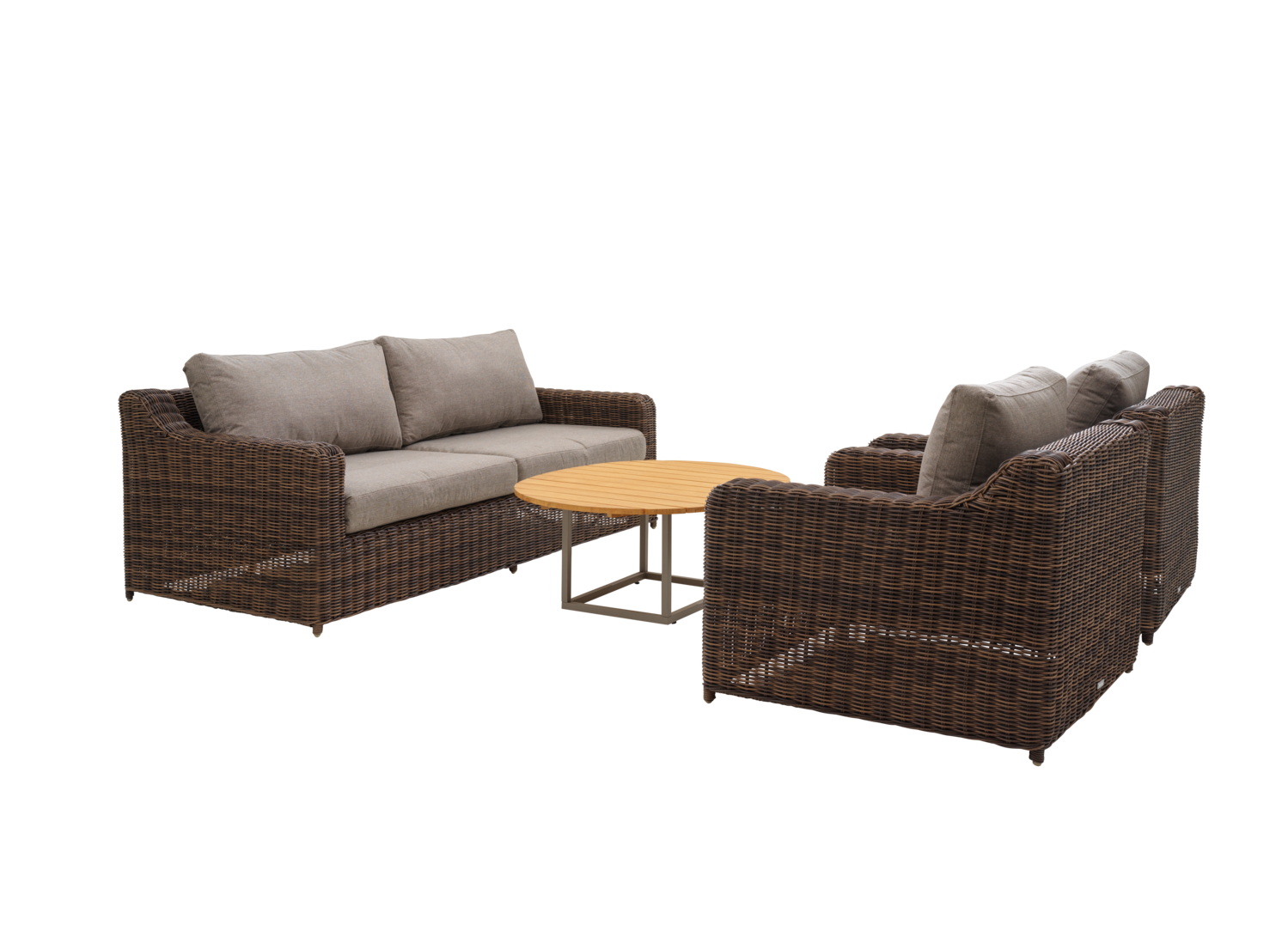 Glendon Sessel Dark Brown/Soft Moose