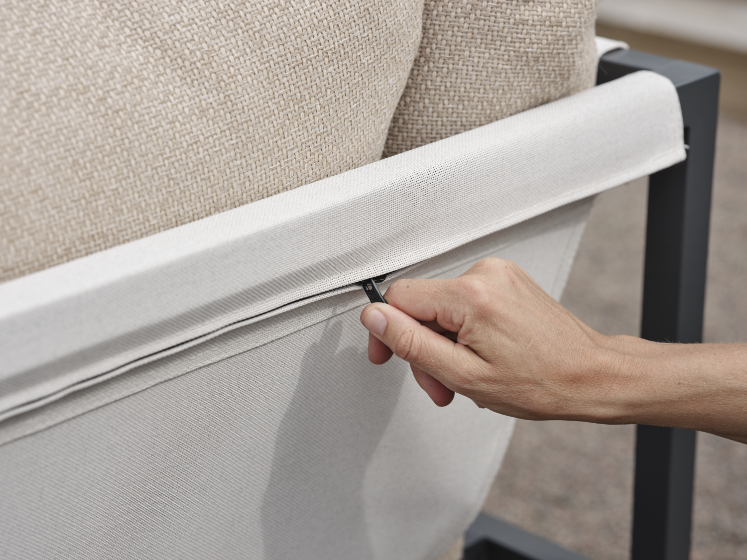 Allie Ecklounge Antrazit/Barley