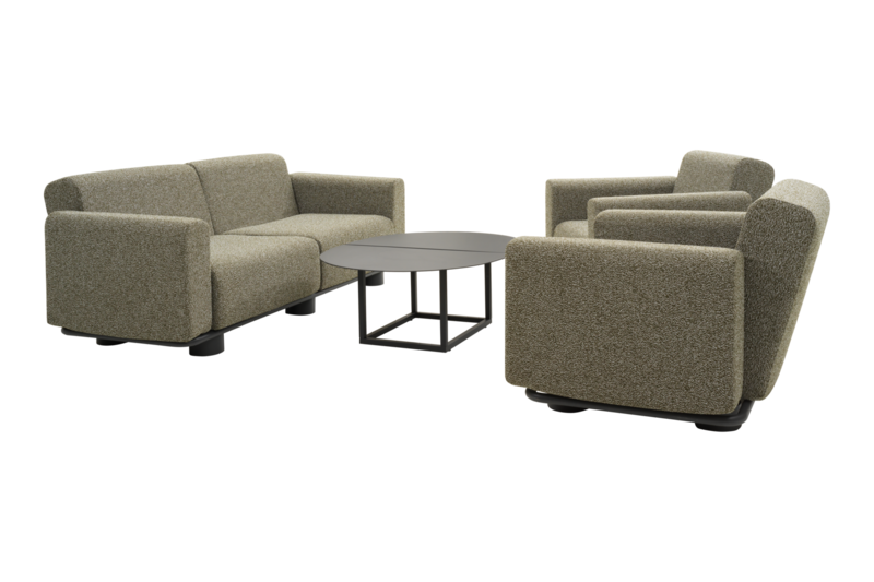 Olive Loungetisch Antrazit