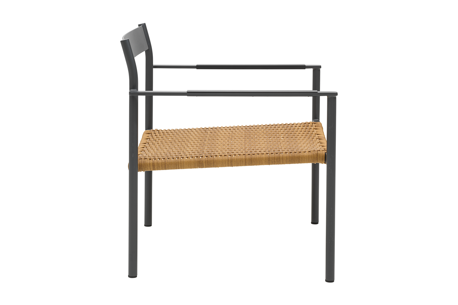 DK Loungesessel Antrazit/Natur