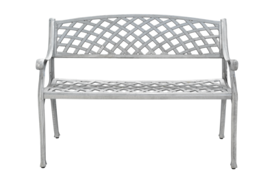 Arras 2-Sitzer Sofa Aluminium