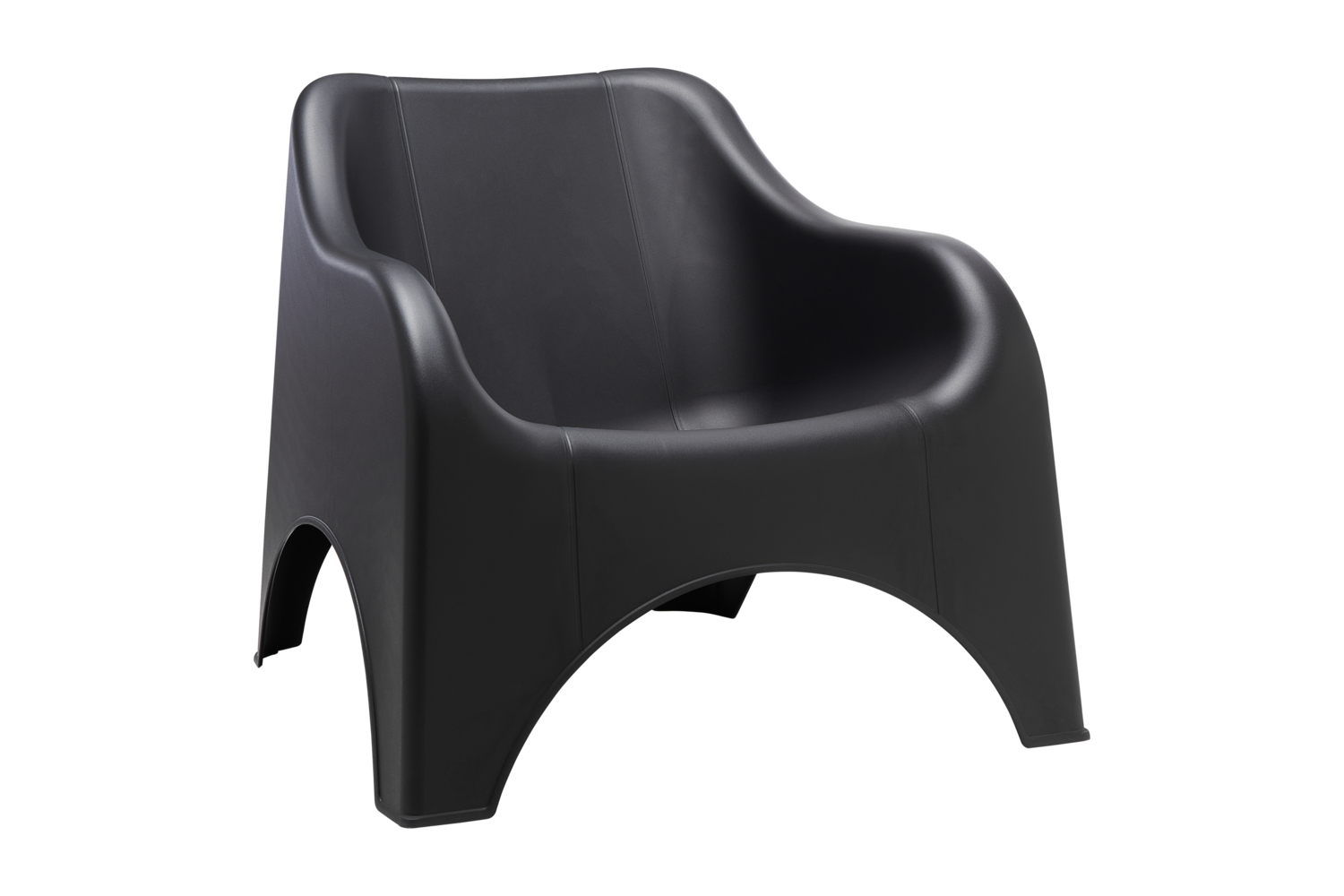 Kumo Loungesessel Schwarz