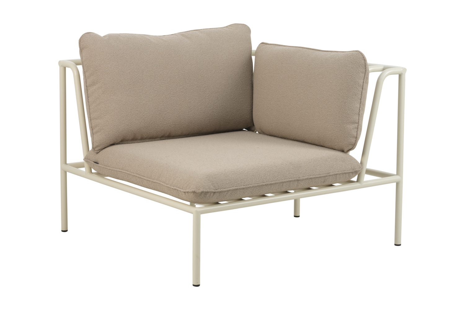 Collier Ecke Pearl White/Teddy Beige