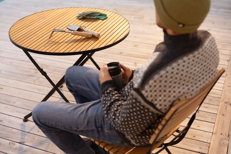 Brewer Esstisch Schwarz/teak