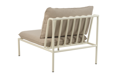 Collier Mitte Pearl White/Teddy Beige