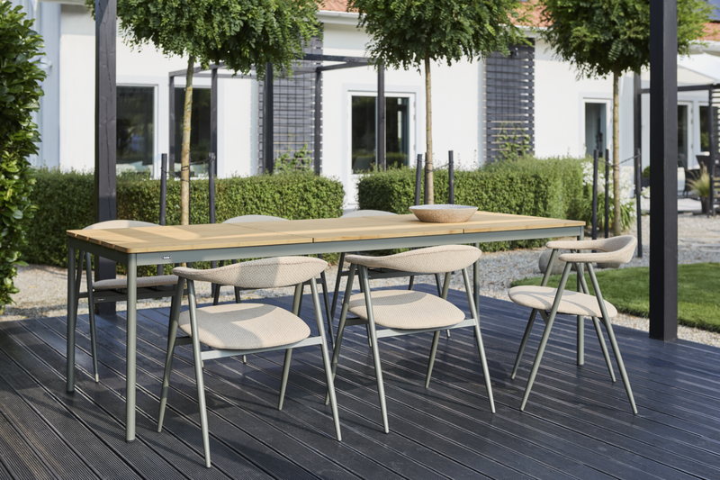 Nox Esstisch Nordic Green/Bamboo