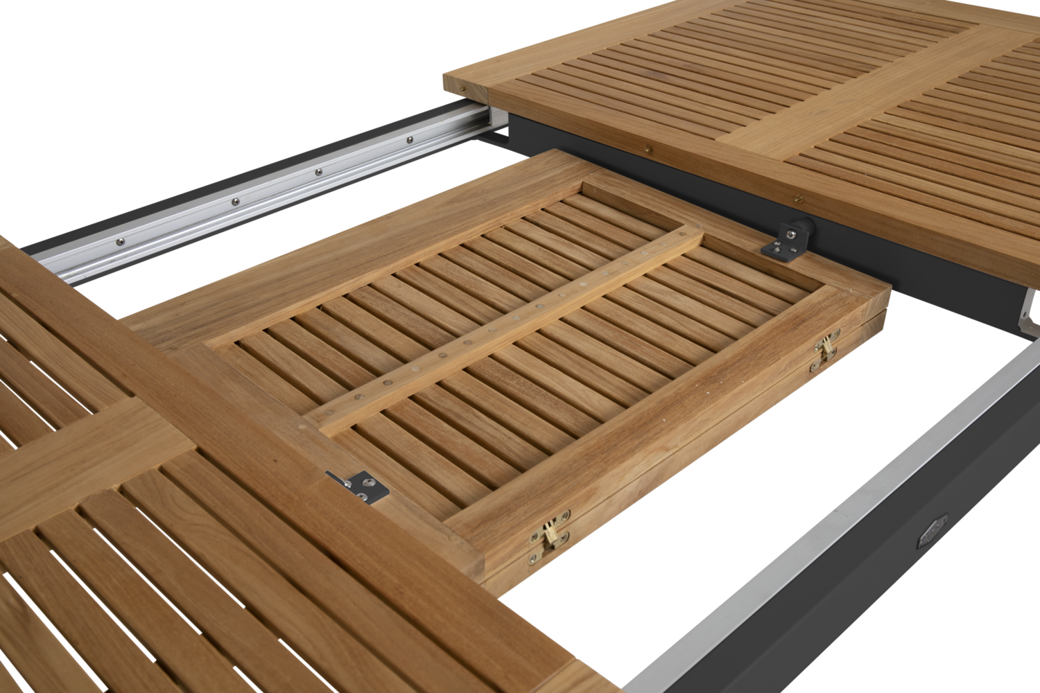 Lyon Esstisch Schwarz/teak