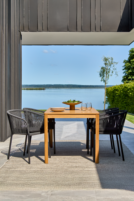 Delta Diningsessel Schwarz/Teddy Black