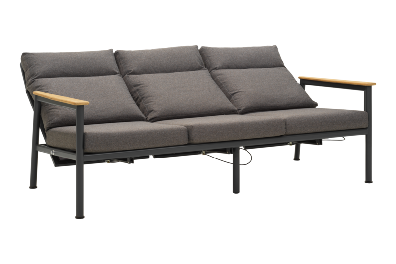 Gordon 3-Sitzer Sofa Anthrazit/Soft Dawn