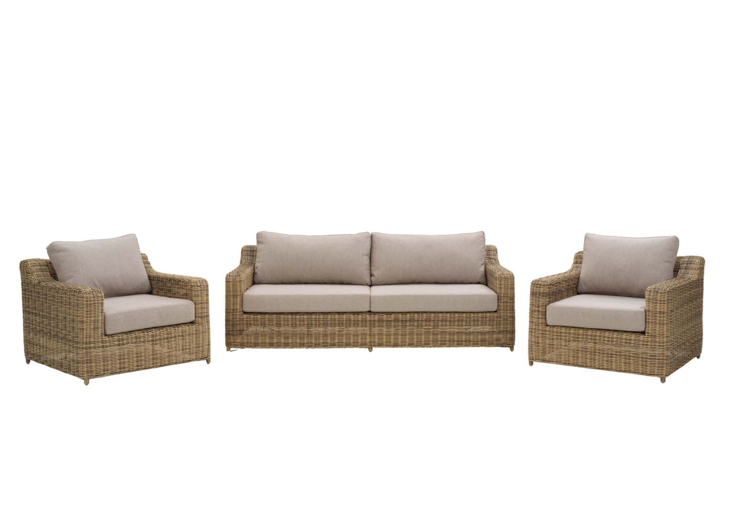 Glendon Sessel Rustic/Beige