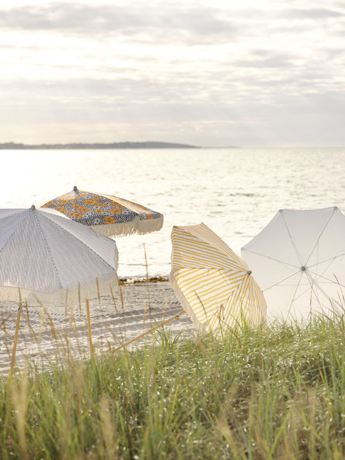 Gatsby Sonnenschirm Yellow Stripe