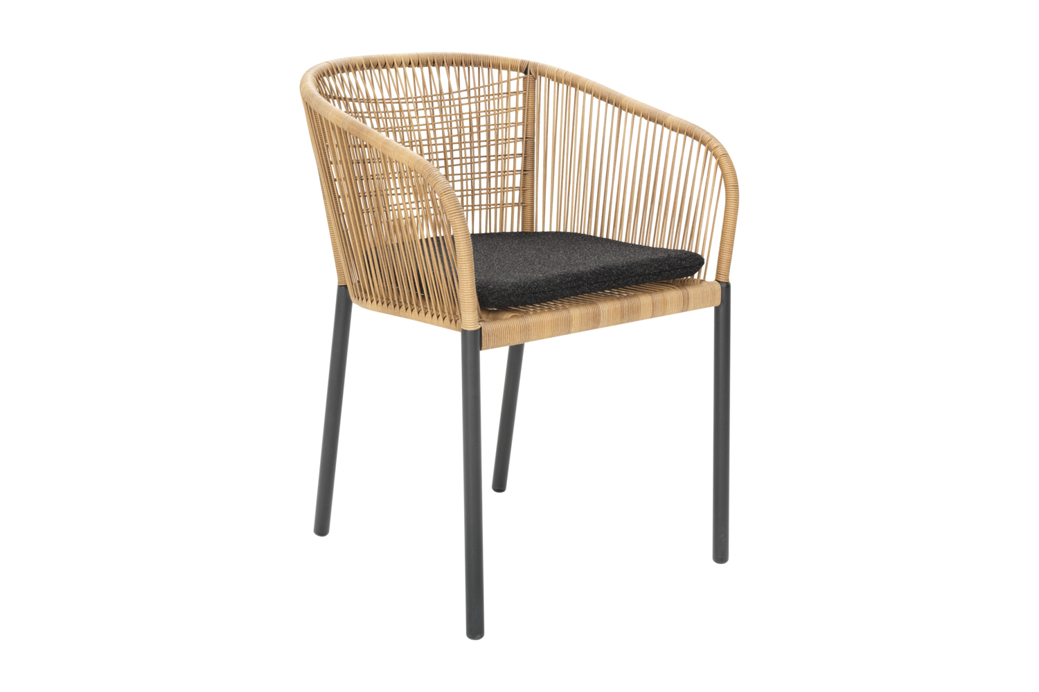 Delta Diningsessel Anthrazit/Teddy Black