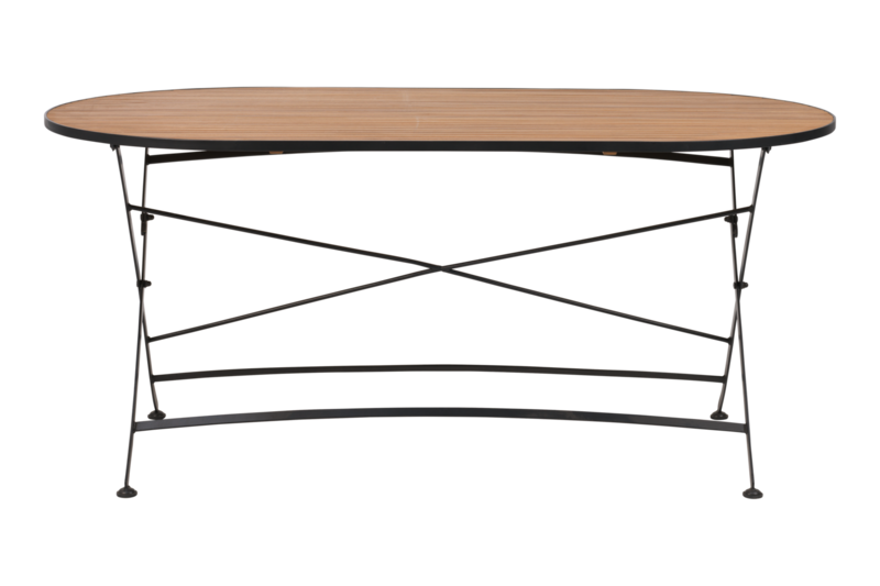 Brewer Esstisch Schwarz/teak