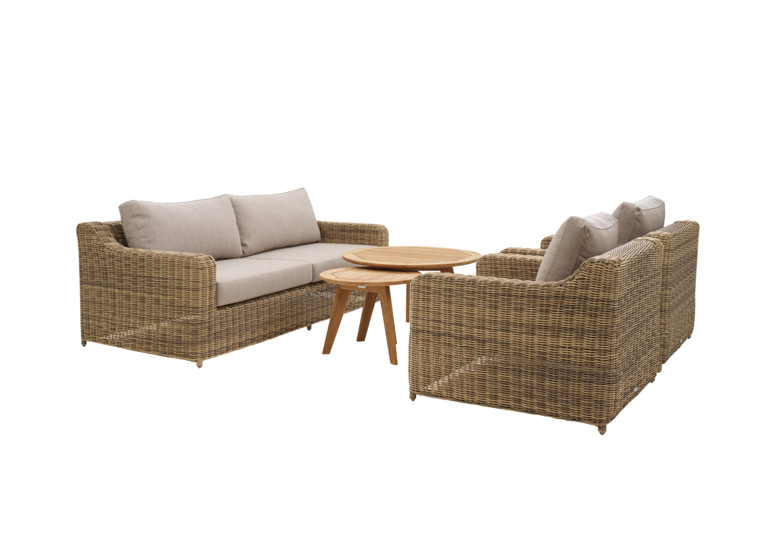 Glendon Sessel Rustic/Beige